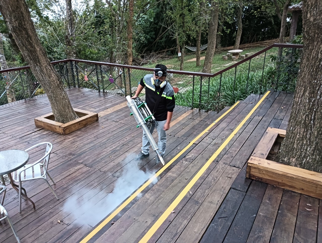 休閒農場園區消毒